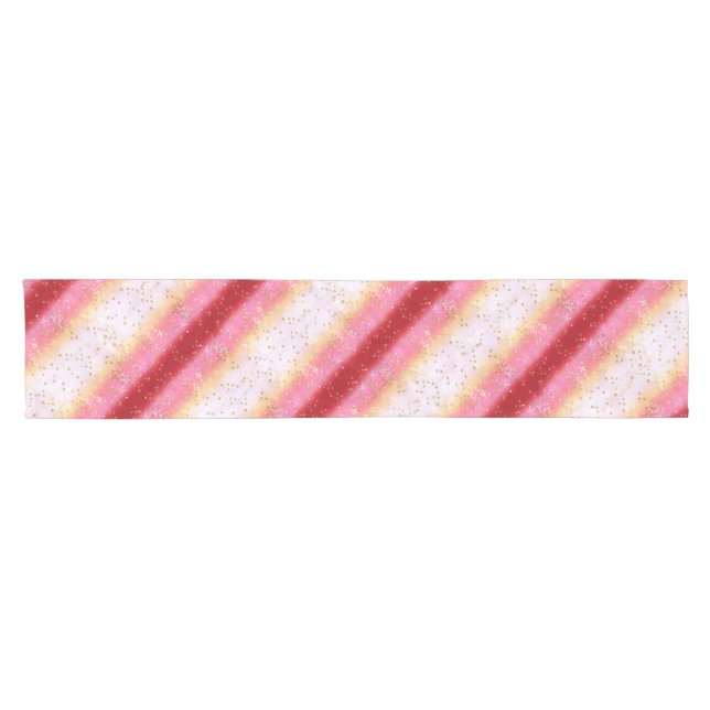 Falln Pink Sakura Sunrise Short Table Runner (Horizontal)