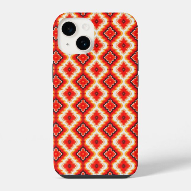 Falln Psychedelic Sunset iPhone Case (Back)