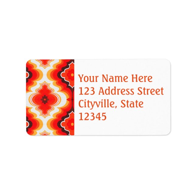 Falln Psychedelic Sunset Label (Front)