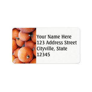 Falln Pumpkin Pile Label