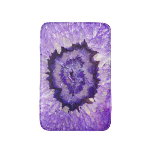 Falln Purple Agate Geode Bath Mat
