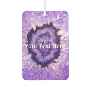 Falln Purple Agate Geode Car Air Freshener