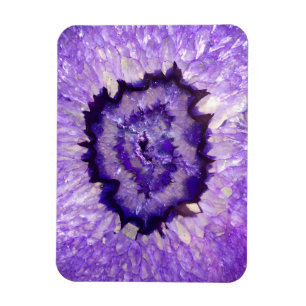 Falln Purple Agate Geode Magnet