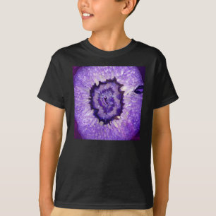 Falln Purple Agate Geode T-Shirt