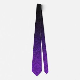 Falln Purple & Black Glitter Gradient Tie