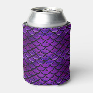 Falln Purple & Blue Mermaid Scales Can Cooler