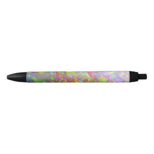 Falln Rainbow Brazilian Opal Black Ink Pen