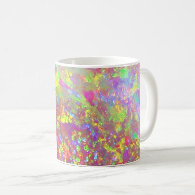 Falln Rainbow Brazilian Opal Coffee Mug (Front Right)