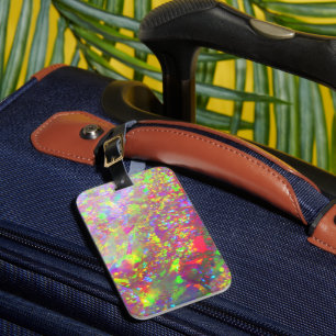 Falln Rainbow Brazilian Opal Luggage Tag