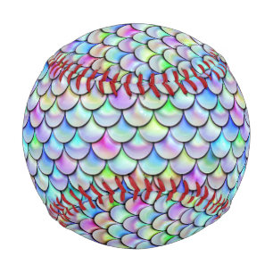 Falln Rainbow Bubble Mermaid Scales Baseball