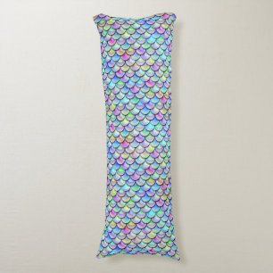 Falln Rainbow Bubble Mermaid Scales Body Cushion