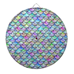 Falln Rainbow Bubble Mermaid Scales Dartboard