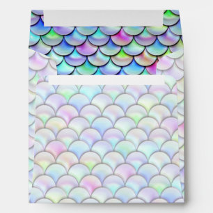 Falln Rainbow Bubble Mermaid Scales Envelopes