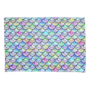Falln Rainbow Bubble Mermaid Scales Pillowcase