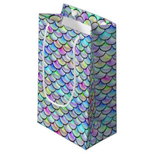 Falln Rainbow Bubble Mermaid Scales Small Gift Bag