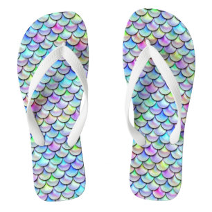 Falln Rainbow Bubble Mermaid Scales Thongs