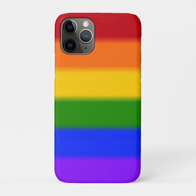 Falln Rainbow Gay Pride Flag Case-Mate iPhone Case (Back)