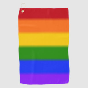 Falln Rainbow Gay Pride Flag Golf Towel