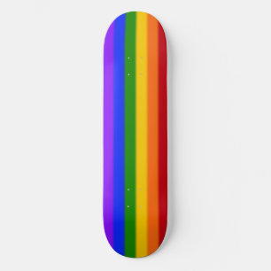 Falln Rainbow Gay Pride Flag Skateboard