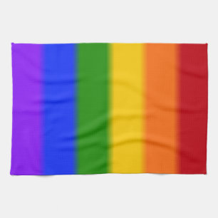 Falln Rainbow Gay Pride Flag Tea Towel