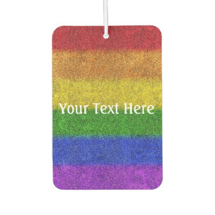 Falln Rainbow Glitter Gradient Car Air Freshener