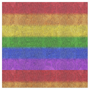 Falln Rainbow Glitter Gradient Fabric