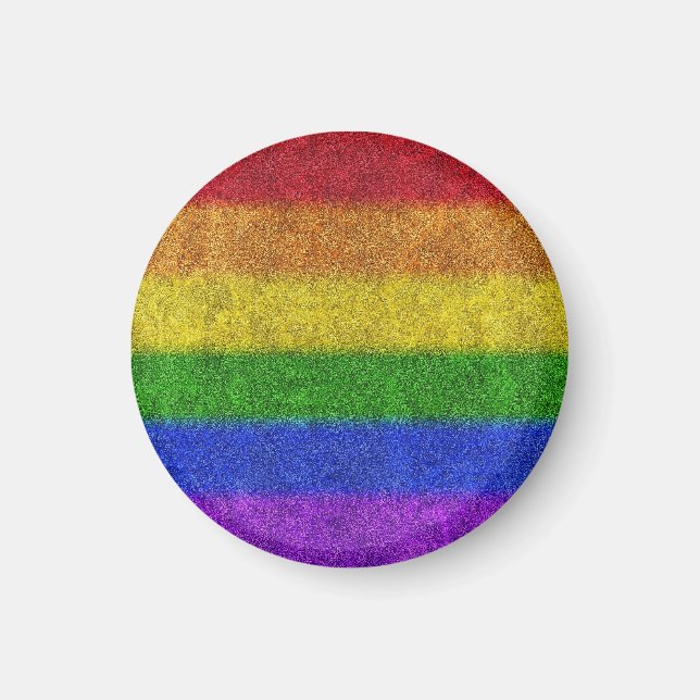 Falln Rainbow Glitter Gradient Magnet (Front)