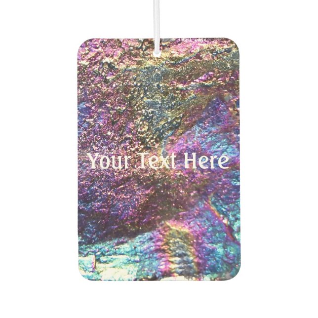 Falln Rainbow Rocks Car Air Freshener (Front)