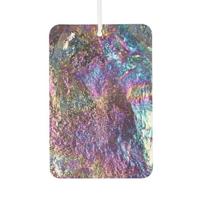 Falln Rainbow Rocks Car Air Freshener (Front)