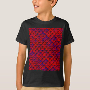 Falln Red and Purple Scales T-Shirt