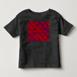 Falln Red and Purple Scales Toddler T-Shirt