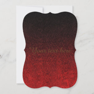 Falln Red & Black Glitter Gradient