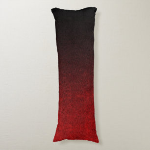 Falln Red & Black Glitter Gradient Body Cushion