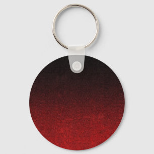 Falln Red & Black Glitter Gradient Key Ring