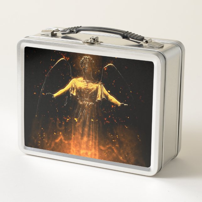 Falln Rise From The Flames Metal Lunch Box (Front)
