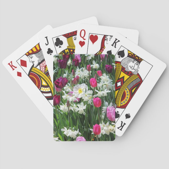 Falln Romantic Spring Morning Playing Cards (Back)