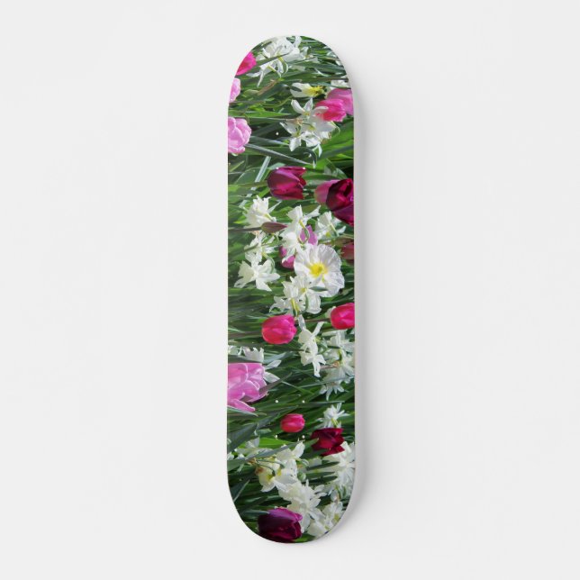 Falln Romantic Spring Morning Skateboard (Front)
