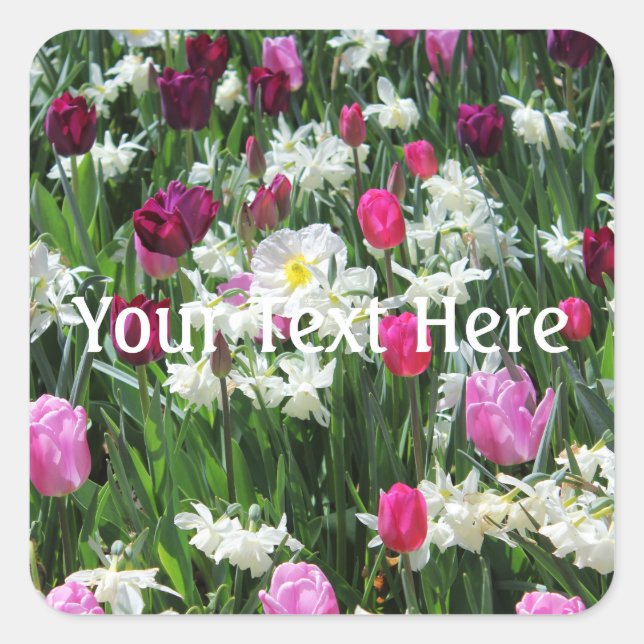 Falln Romantic Spring Morning Square Sticker (Front)