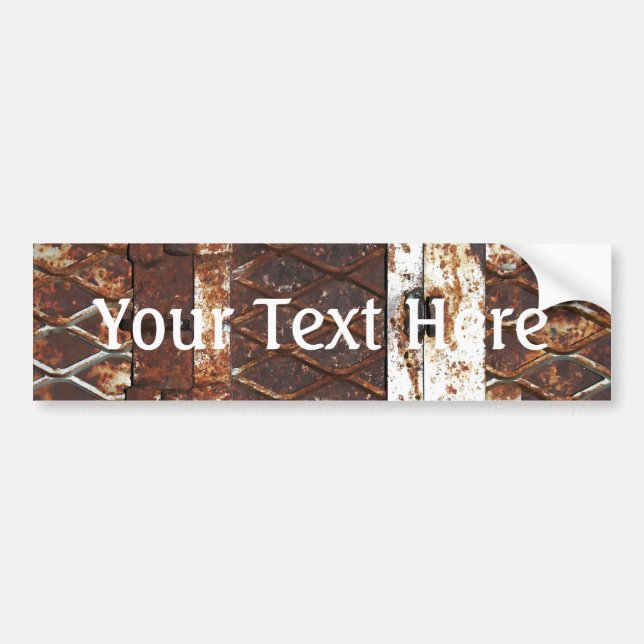 Falln Rusted Window Bumper Sticker (Front)