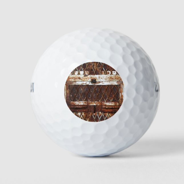 Falln Rusted Window Golf Balls (Front)