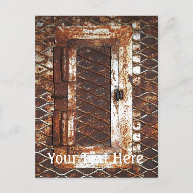 Falln Rusted Window Postcard (Front)