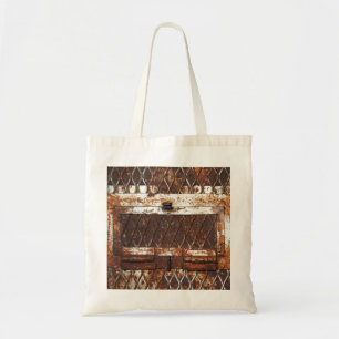 Falln Rusted Window Tote Bag