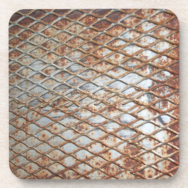 Falln Rusty Grate Coaster (Front)