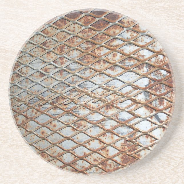Falln Rusty Grate Coaster (Front)