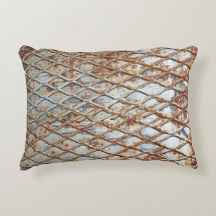 Falln Rusty Grate Decorative Cushion