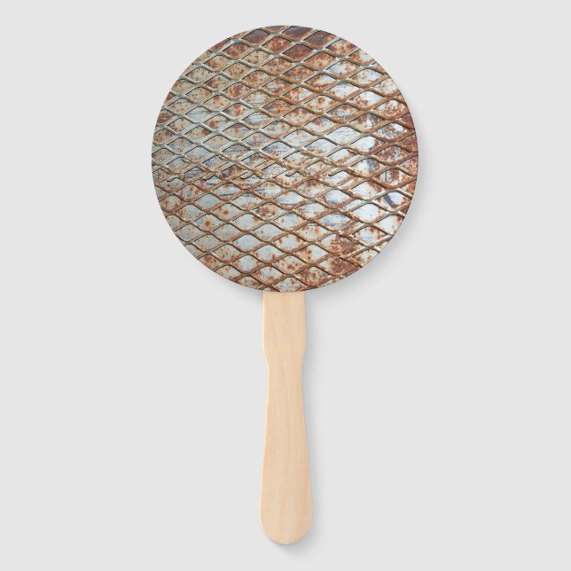 Falln Rusty Grate Hand Fan (Front)