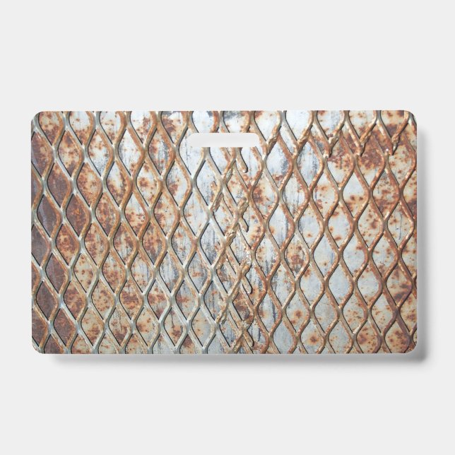 Falln Rusty Grate ID Badge (Front)