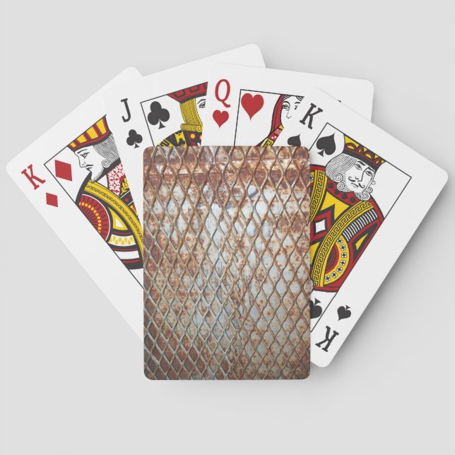 Falln Rusty Grate Playing Cards (Back)