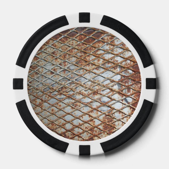 Falln Rusty Grate Poker Chips (Front)
