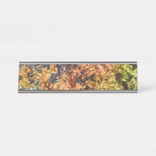 Falln Rusty Sunset Stones Desk Name Plate